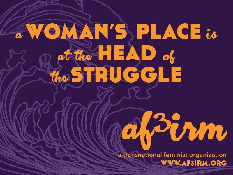 AF3IRM:  Women Must Defeat the Resurgence of Dictatorships and Their Legacy