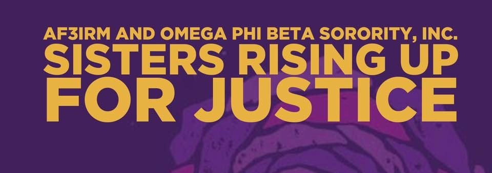  AF3IRM and Omega Phi Beta Sorority, Inc. - Sisters Rise up for Justice!  OPBSI Raise $10K for AF3IRM at 5th Annual Ray of Hope Walk, Partner for Purple Rose Day