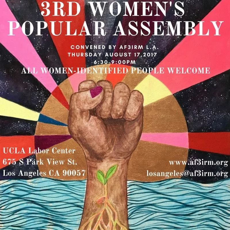 Join AF3IRM Los Angeles for Our Upcoming Women's Assemblies!