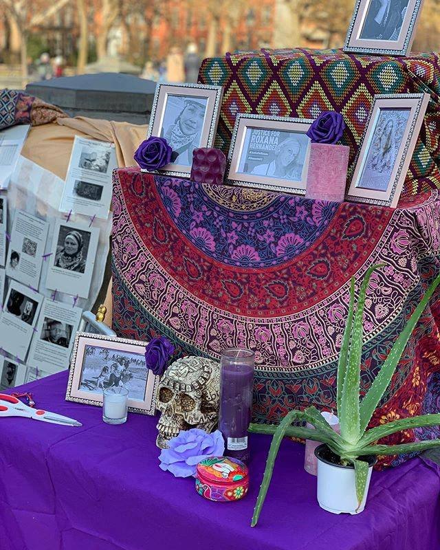 AF3IRM NY on the 16 Days Altar Commemorating Missing, Murdered, and Trafficked Women