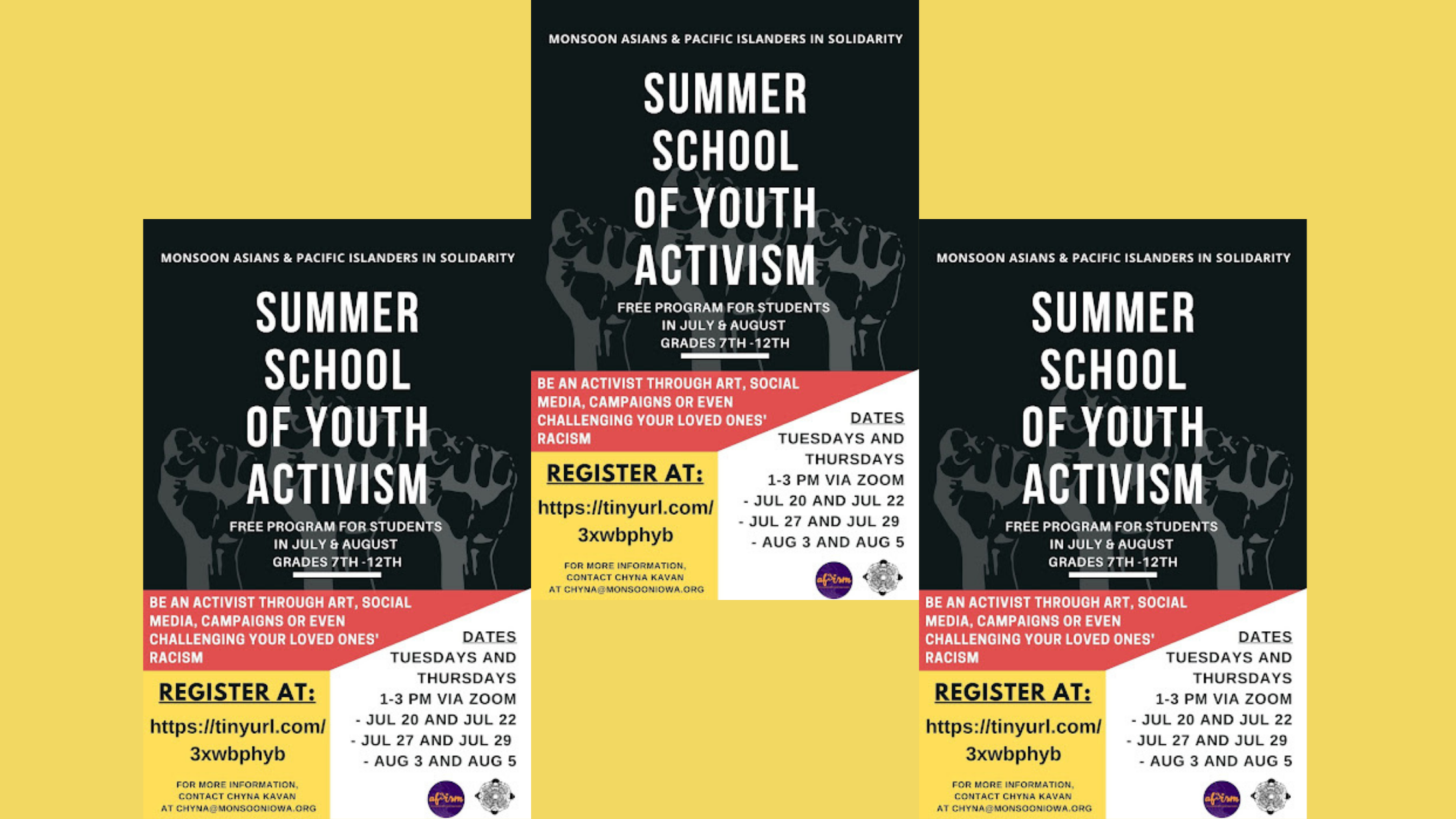 The 8th Annual Summer School of Youth Activism in Iowa, Regeneration: Cultivating Intergenerational Learning and Leadership, remote workshops now in session