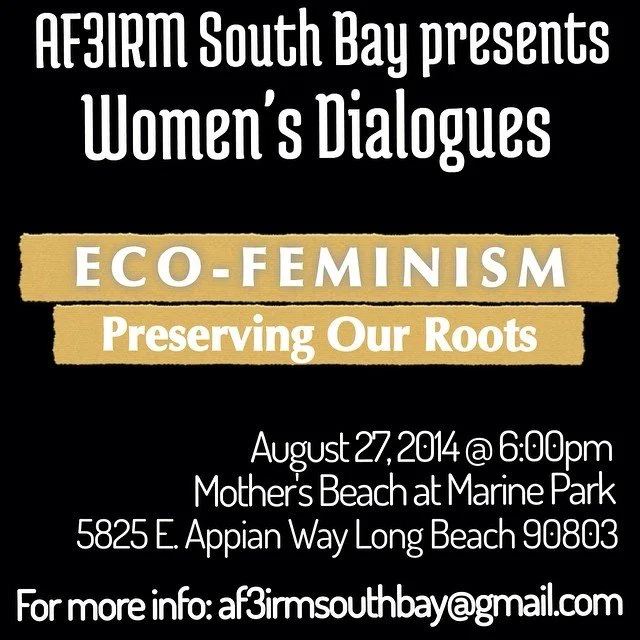 Upcoming Women's Dialogues: Eco-Feminism