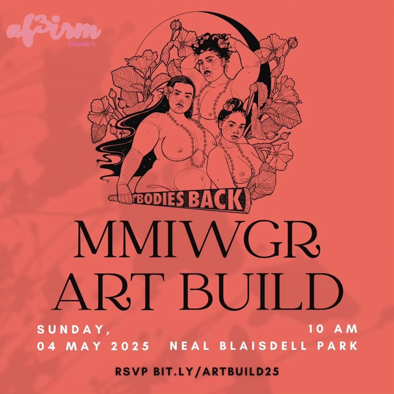 TODAY ❤️ rp @af3irmhawaii Join us for community, screen printing, banner design, and sign making in honor of MMIWGR Day 2025.

Food, drinks, and art supplies will be provided. Shirts and bags will be available for screen printing for a small suggeste