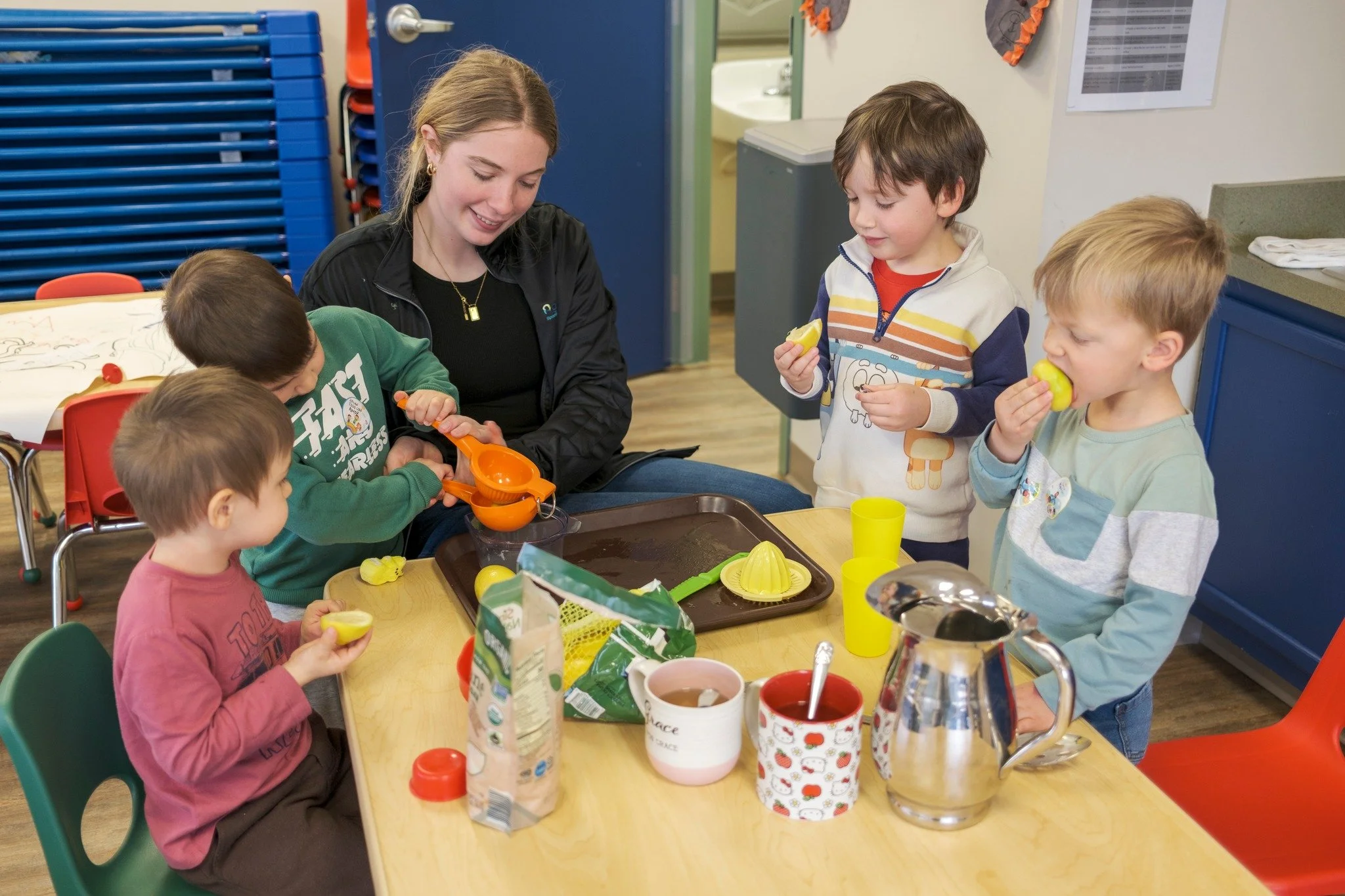 Squeeze the day at Agape! 🍋

Our kiddos had so much fun making homemade lemonade&mdash;mixing, pouring, tasting, and learning every step of the way! From counting scoops to practicing teamwork, this hands-on activity was the perfect blend of fun and