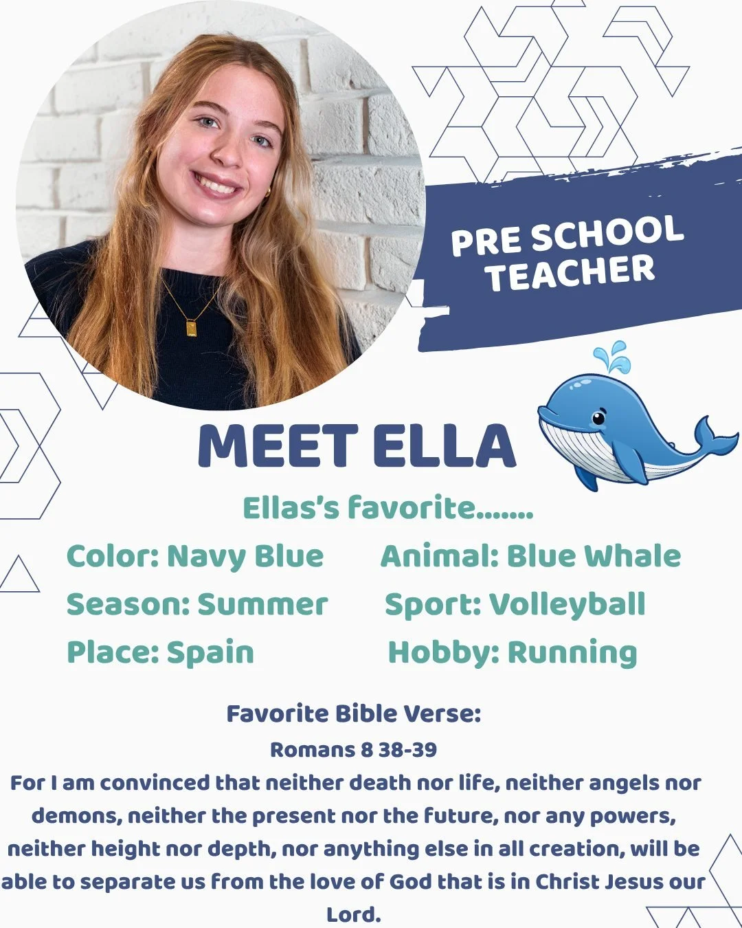 Today we&rsquo;re celebrating one of the amazing people who make Agape so special! 💛

Meet Ella! From the moment you walk into their classroom, you can feel the care, patience, and dedication they bring each day. They have a true heart for children 