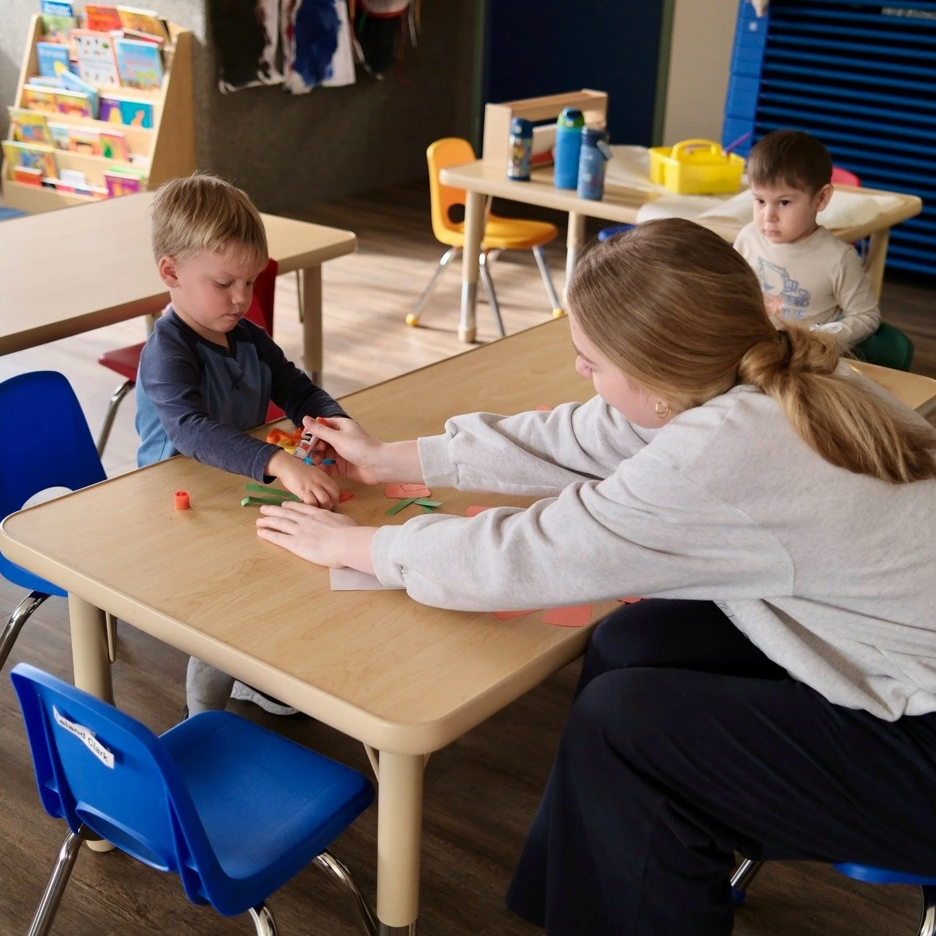 A day in preschool is full of big smiles, little laughs, and lots of learning through play!

From circle time stories to hands-on activities, our preschoolers are busy building friendships, exploring their creativity, and growing their confidence eve