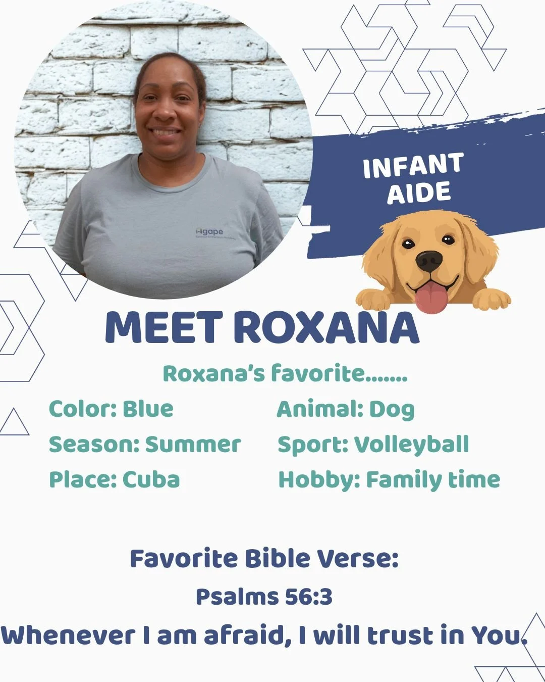Today we&rsquo;re giving some extra love to one of our amazing Infant Room aides!

Caring for our littlest ones means lots of bottles, diapers, snuggles, tummy time, first milestones, little giggles, and plenty of love. 🥰

Roxana works hard every da