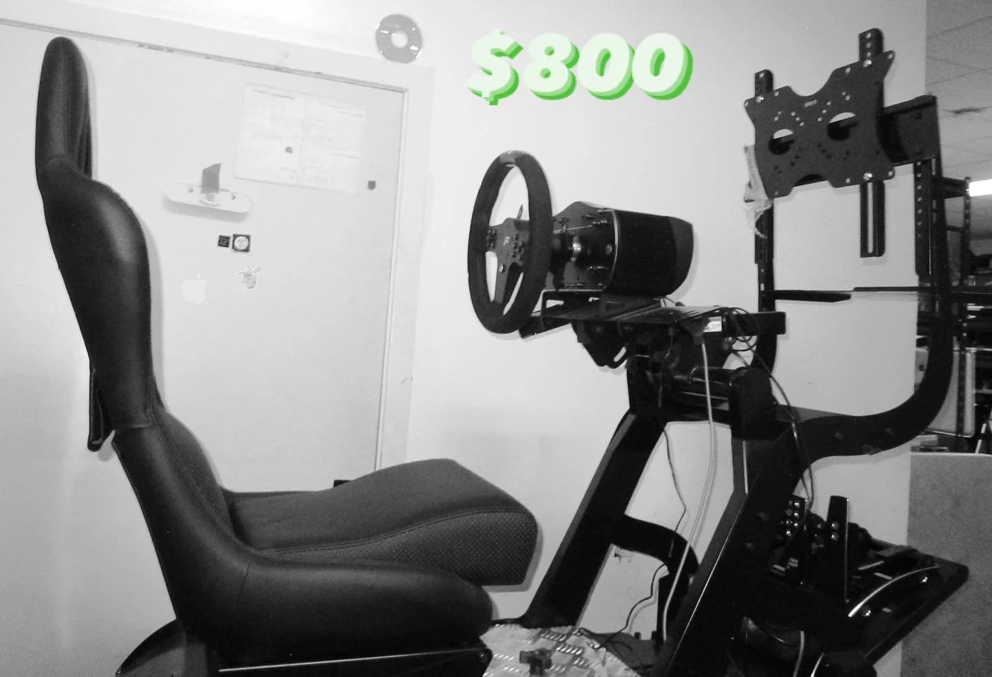 🏎️ And it&rsquo;s lights out and away we go!
💭 The racing simulator of your dreams is for sale at the store now!
💲 It can be yours, today, for $800!