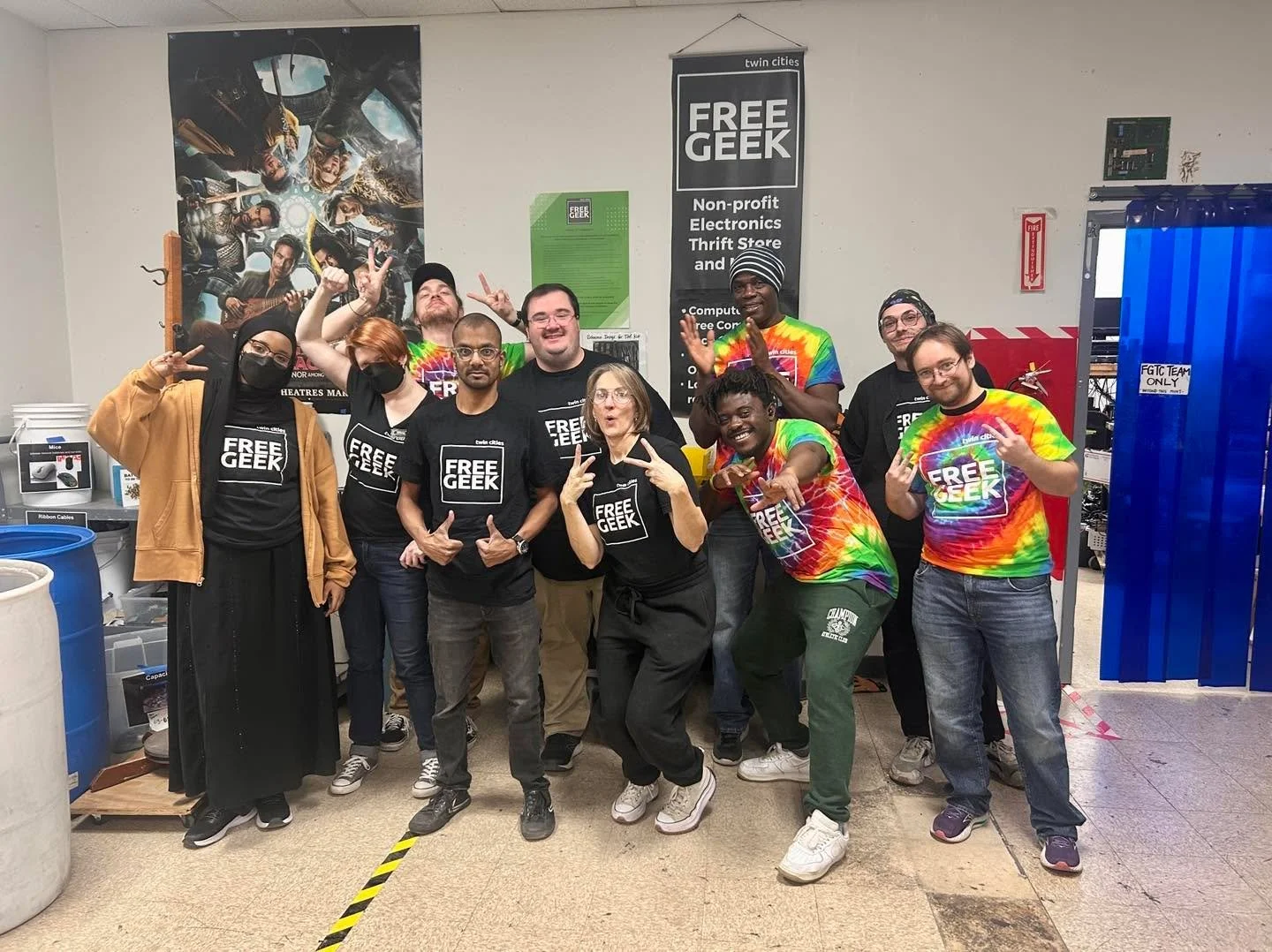 Happy Thanksgiving! 🦃 We would like to extend our gratitude to our hardworking staff and volunteers that work towards our mission everyday: digital inclusion, reuse, and responsible recycling.♻️ 

#thankful #freegeektc