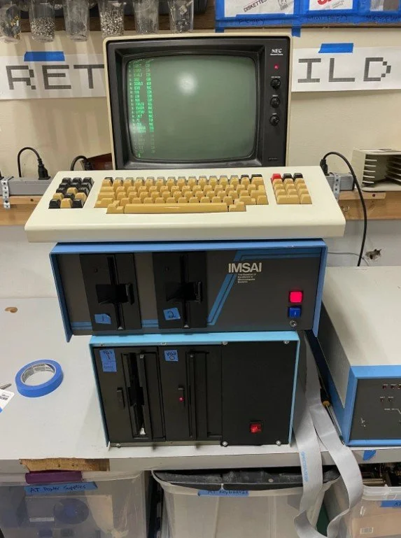 The IMSAI PCS-80/35 is now listed on eBay! Dedicated volunteer Al Sabean took THREE YEARS to repair and refurbish this system. It is the perfect gift for that vintage tech enthusiast on your list. Even if that person is you!

Visit our eBay page for 
