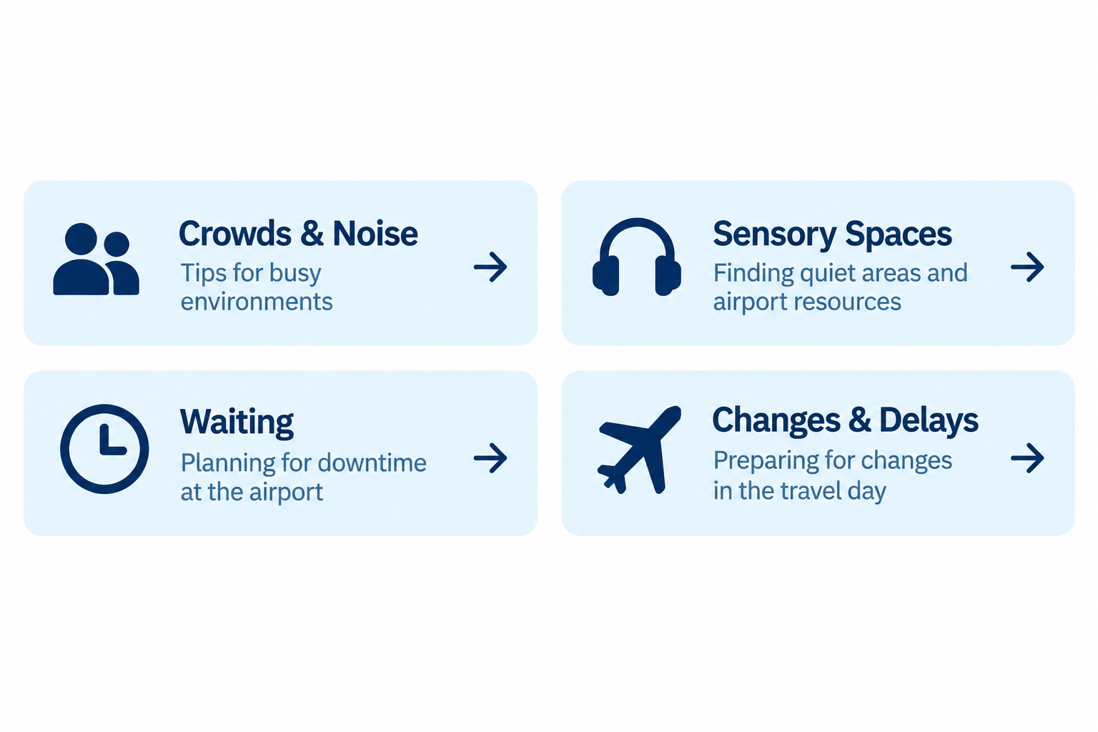 navigating and waiting at the airport autism