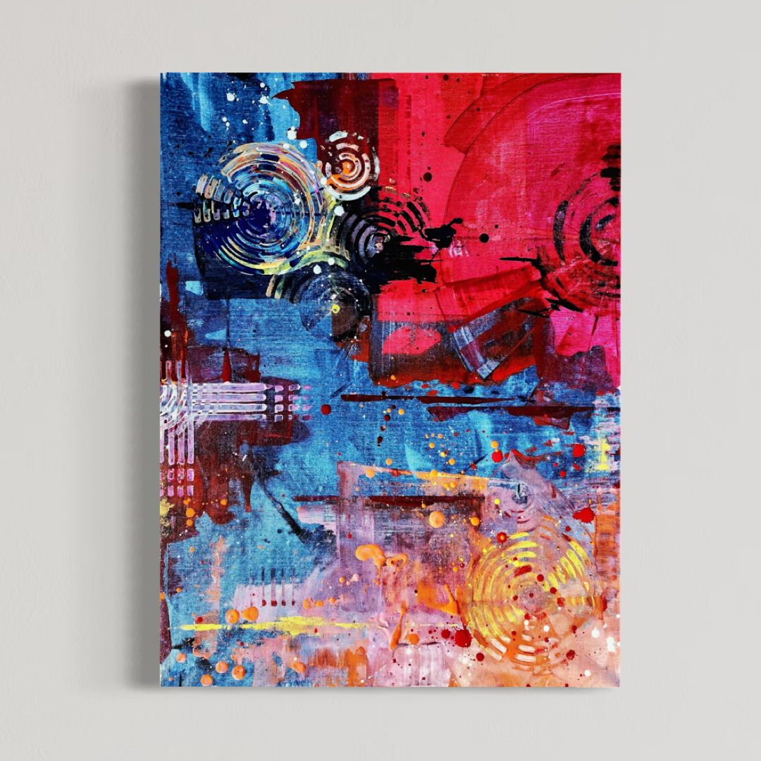Clockwork: 23" x 29"