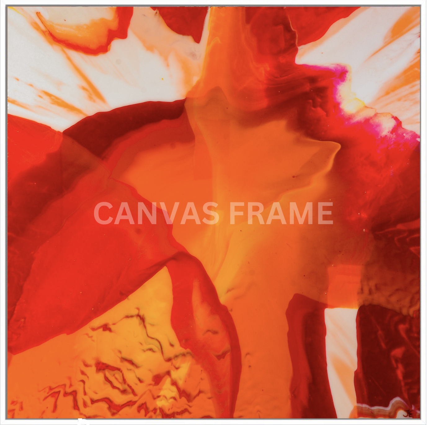 The Blooming of Life canvas frame white.png