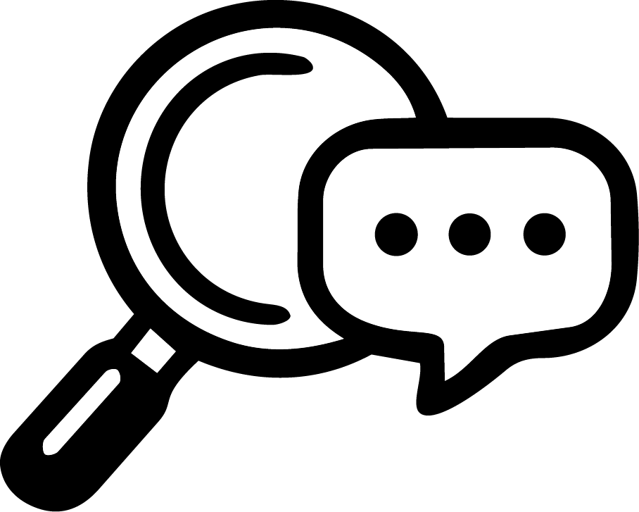 Icon representing discovery and direction in a business video project