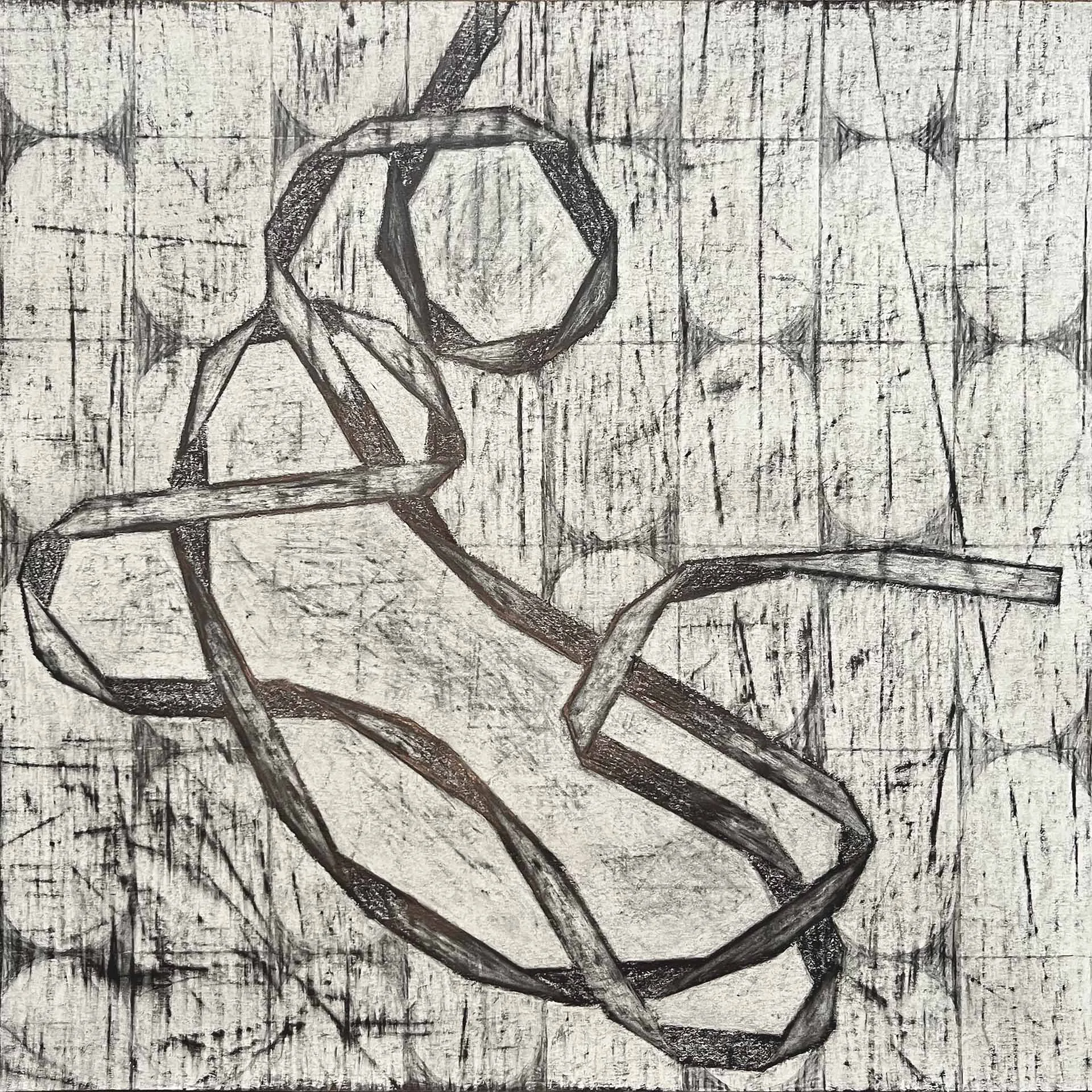 Killick Knot #6 | 20”x20” | color pencil and graphite on paper. 2025