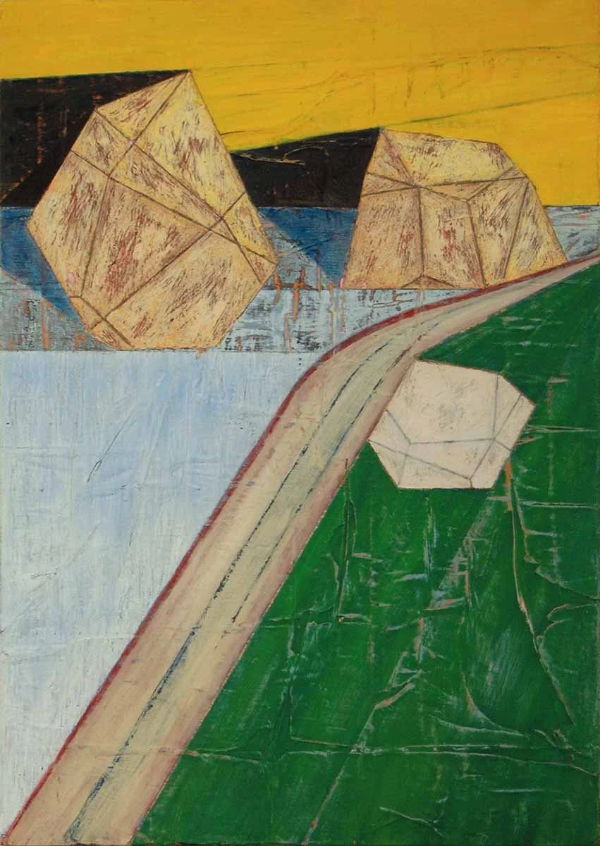 Fleshy Gems #19 | 12.5”x18” | collage, acrylic, color pencil & oil on mdf board. 2012.