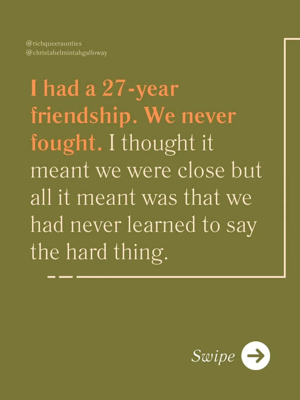 Relational health does not mean no conflict. It never did.

When you keep quiet about the small thing that always bugs you, it adds up. One day it surfaces, and it is barely a conflict that ends the relationship. Ask me how I know. I had a 27-year be