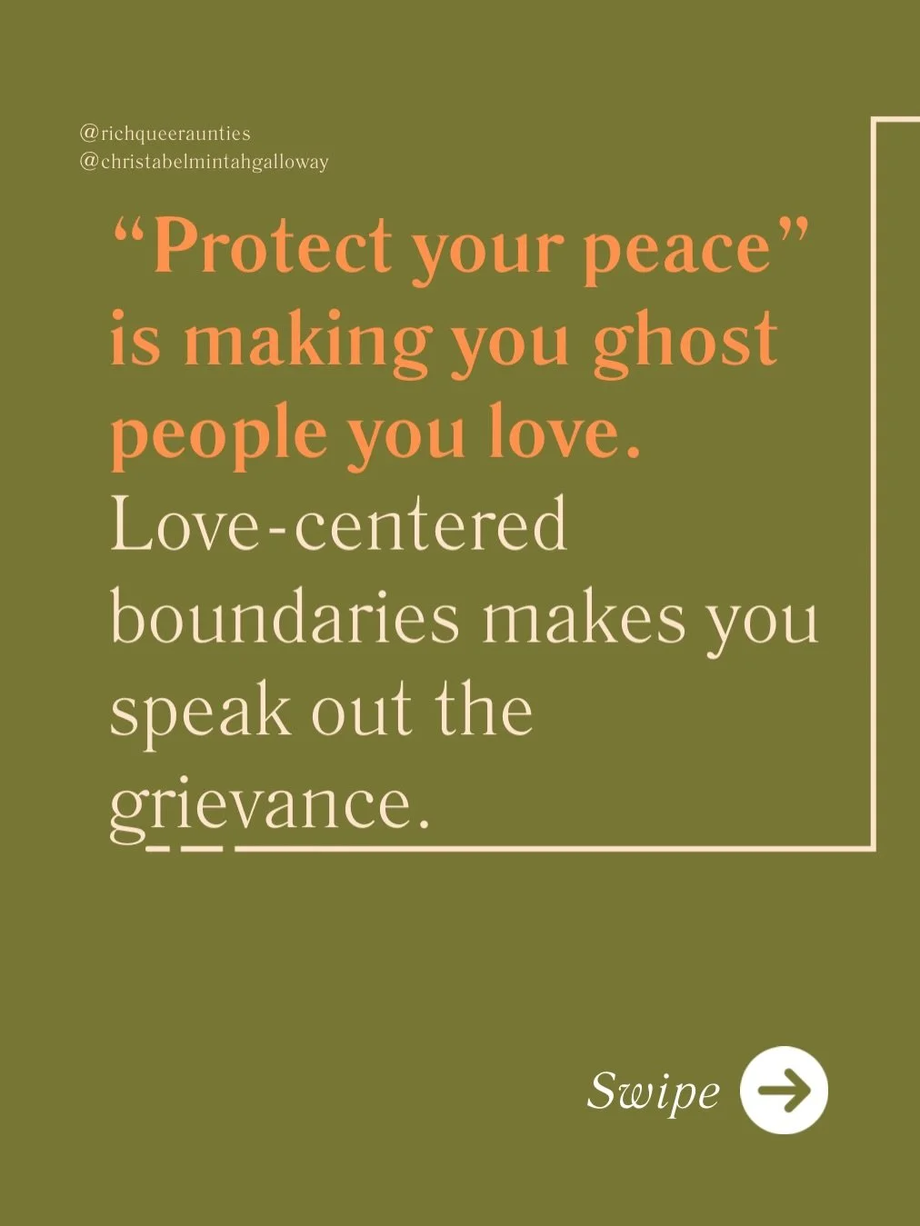 A lot of people are using &ldquo;protecting my peace&rdquo; as a moral identity. As if the fastest cut-off is the cleanest proof you&rsquo;ve healed.

I don&rsquo;t buy that. I&rsquo;ve fought for relationships I loved by asking real questions before