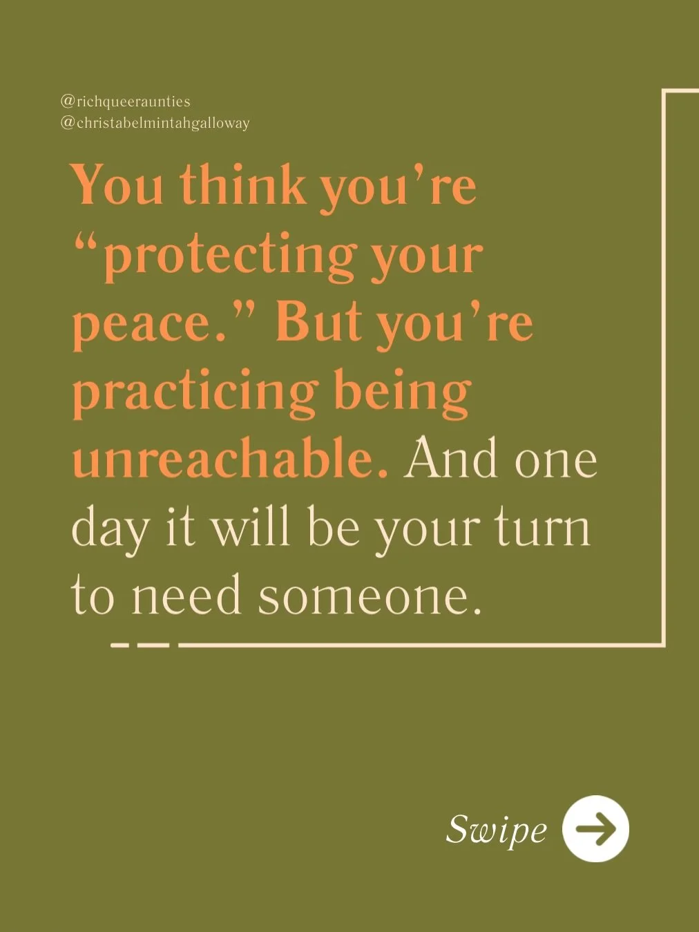 You are building your relational skills for when things are fine. 

You are not building them for when it&rsquo;s your turn in that bed.
After 14 years of bedside nursing, I can tell you that the loneliest place in a hospital is a room full of people