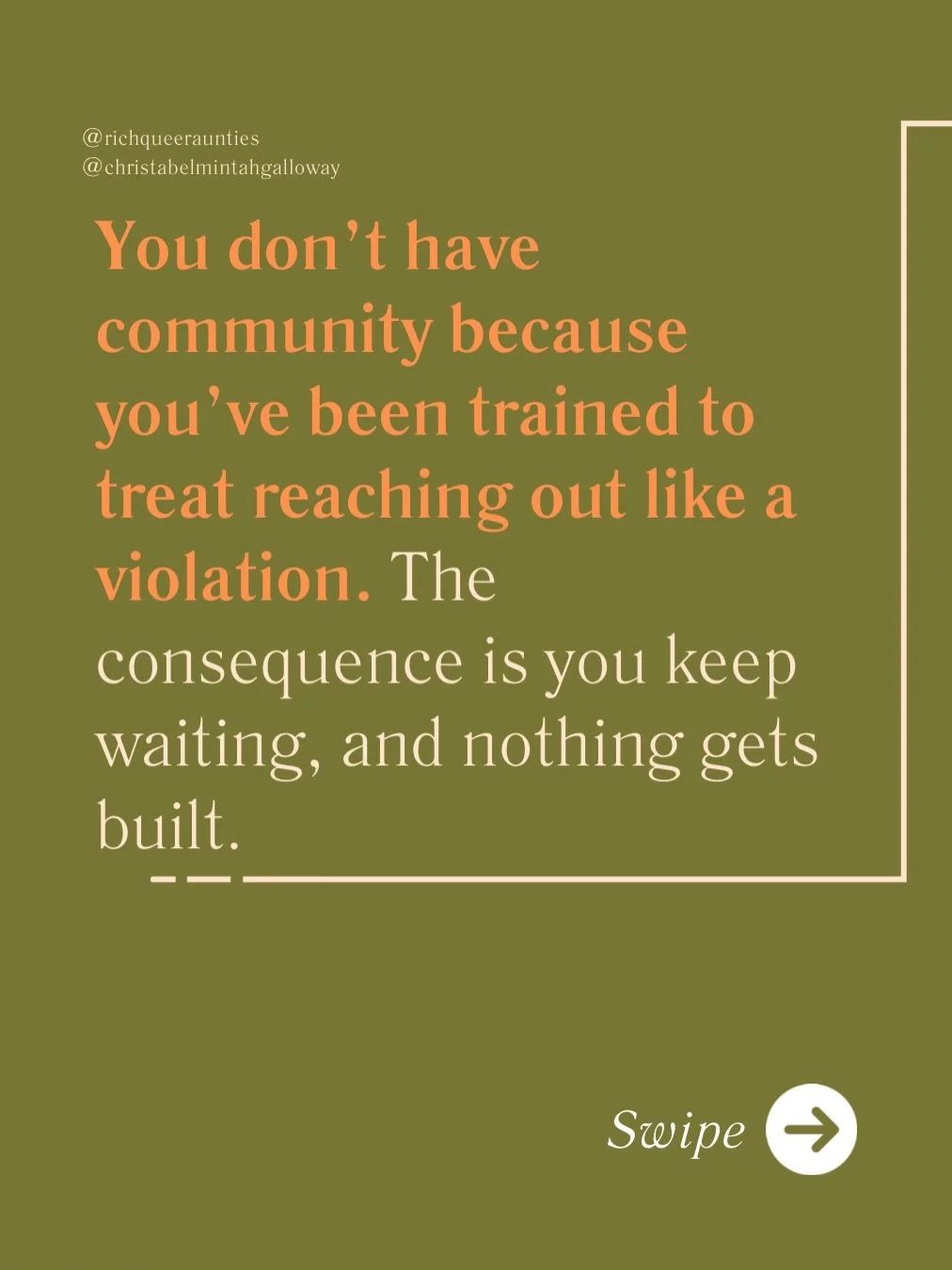 You&rsquo;re not bad at making friends. You were just told that reaching out without a reason makes you a burden. And you believed it.

The moment you almost texted and didn&rsquo;t, that is where the isolation lives. Not in some dramatic severing. I