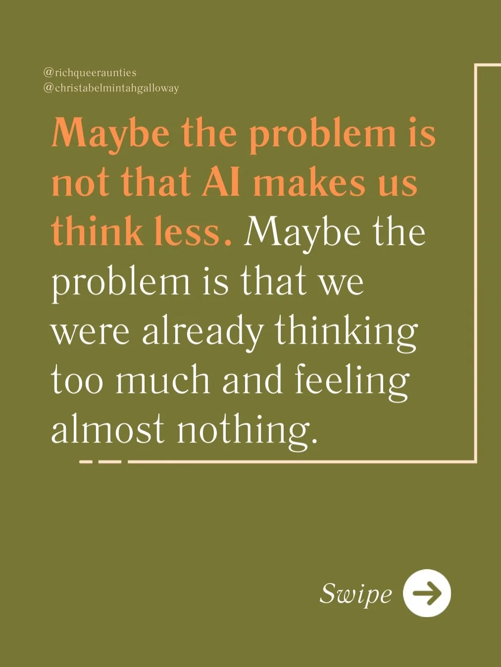 The part I want to bring to the front is this: AI discourse is exposing how little discernment people actually practice.

Yes, the infrastructure concerns are real. Data centers use water and electricity. The IEA projects data center electricity dema
