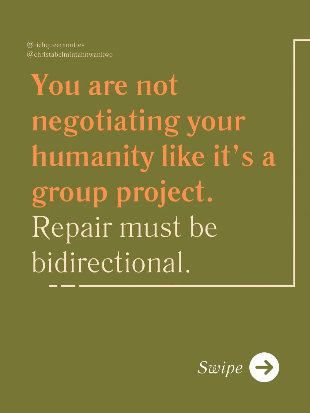 You are not negotiating your humanity like it&rsquo;s a group project.

Repair requires willingness. If someone refuses accountability, keeps denying what happened, and still expects access to you, that is not a repair situation.

That is where you s