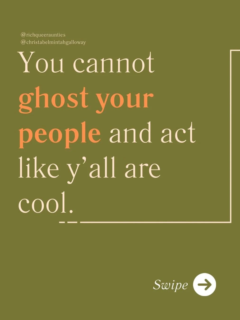 The ghosting is rarely about the person you&rsquo;re ghosting.

It&rsquo;s usually about not knowing what to say after the thing that happened. The awkward text that went weird, or the party where something shifted, or even the conversation you both 