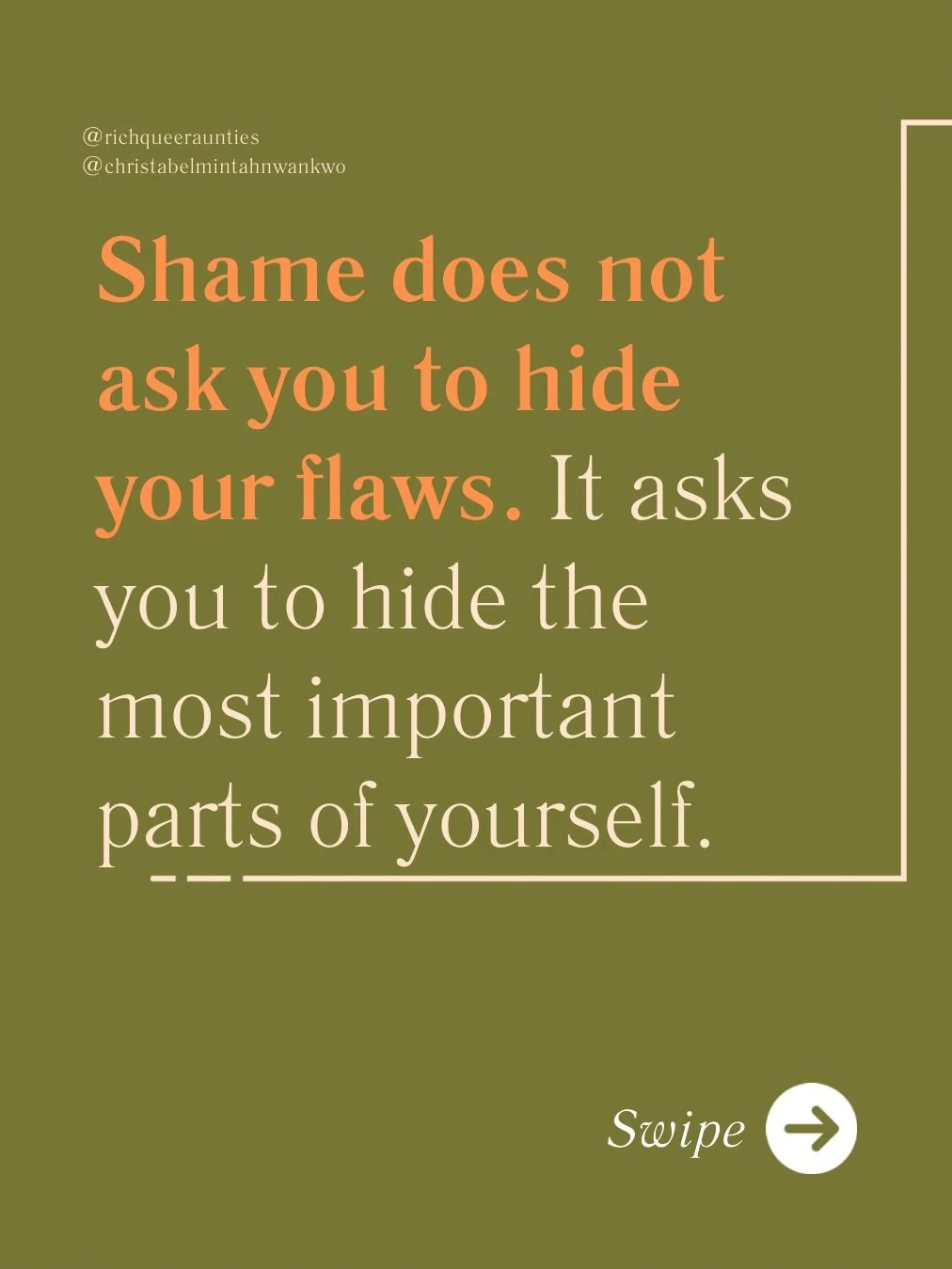 Shame is not a personal failing. It is a technology, and it was installed in you on purpose.

When you are ashamed of your body, your face, your intellect, your queerness, there is always someone waiting to sell you the cure. A product. A religion. A