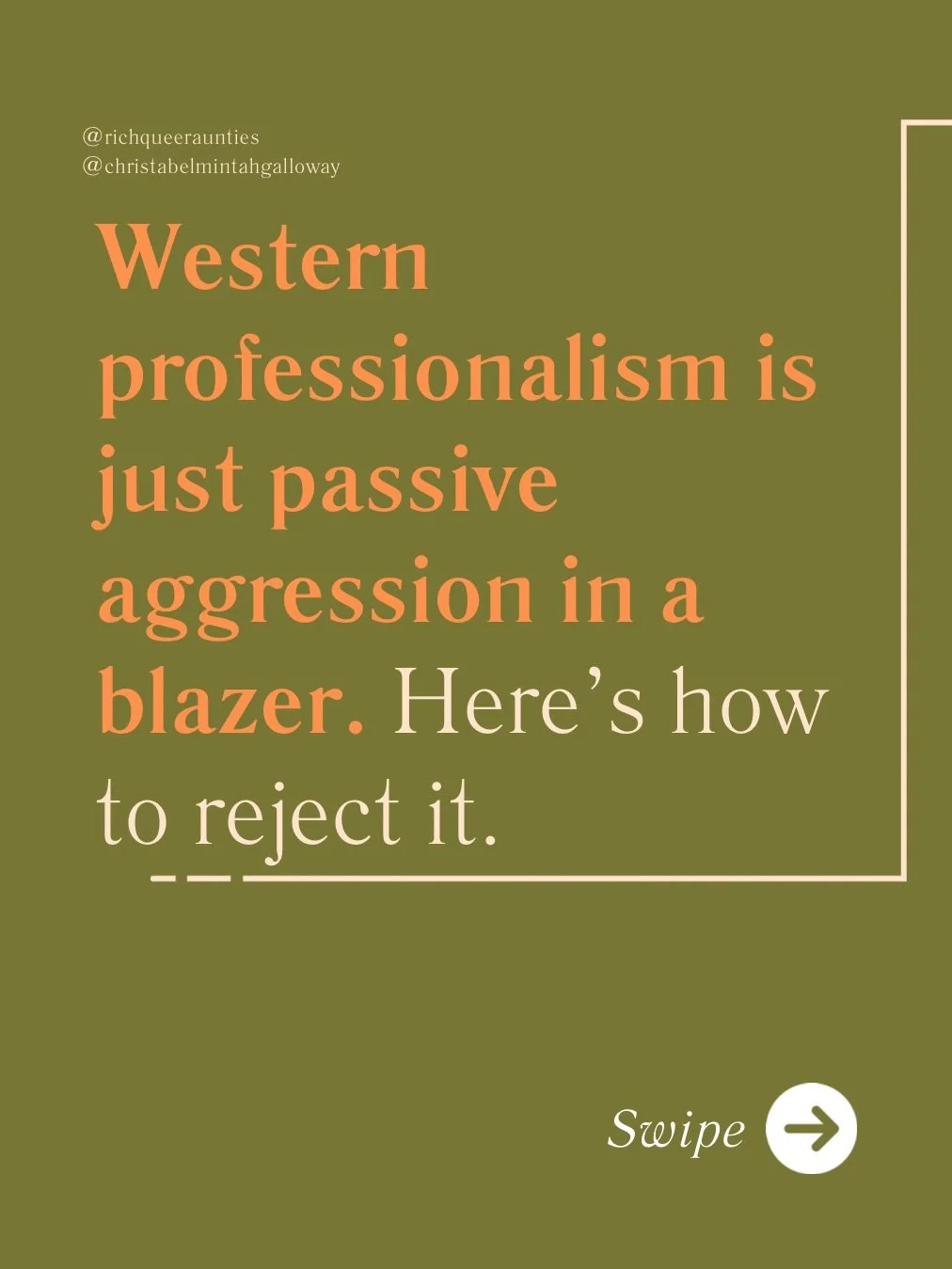 &ldquo;Circling back&rdquo; is just passive aggression in a blazer. In the West we are taught that swallowing disrespect is professionalism. 

The African market woman never got that memo. She checks the harm immediately, out loud, and the relationsh