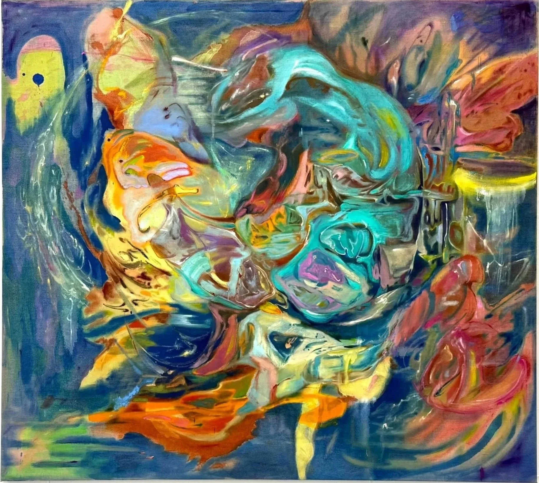Morphogenesis, 2025. Oil on linen, 200 x 180 cm