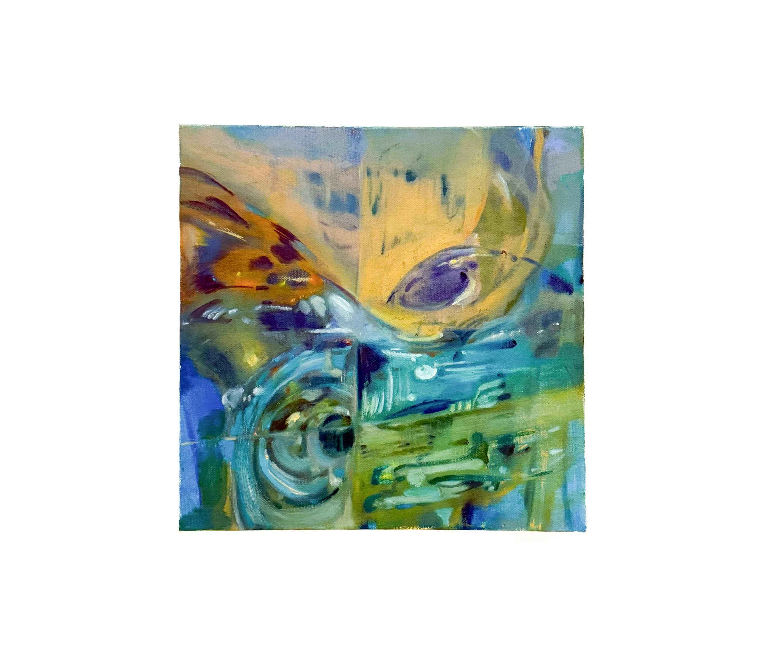 Vivarium, 2025. Oil on canvas, 30 x 30 cm