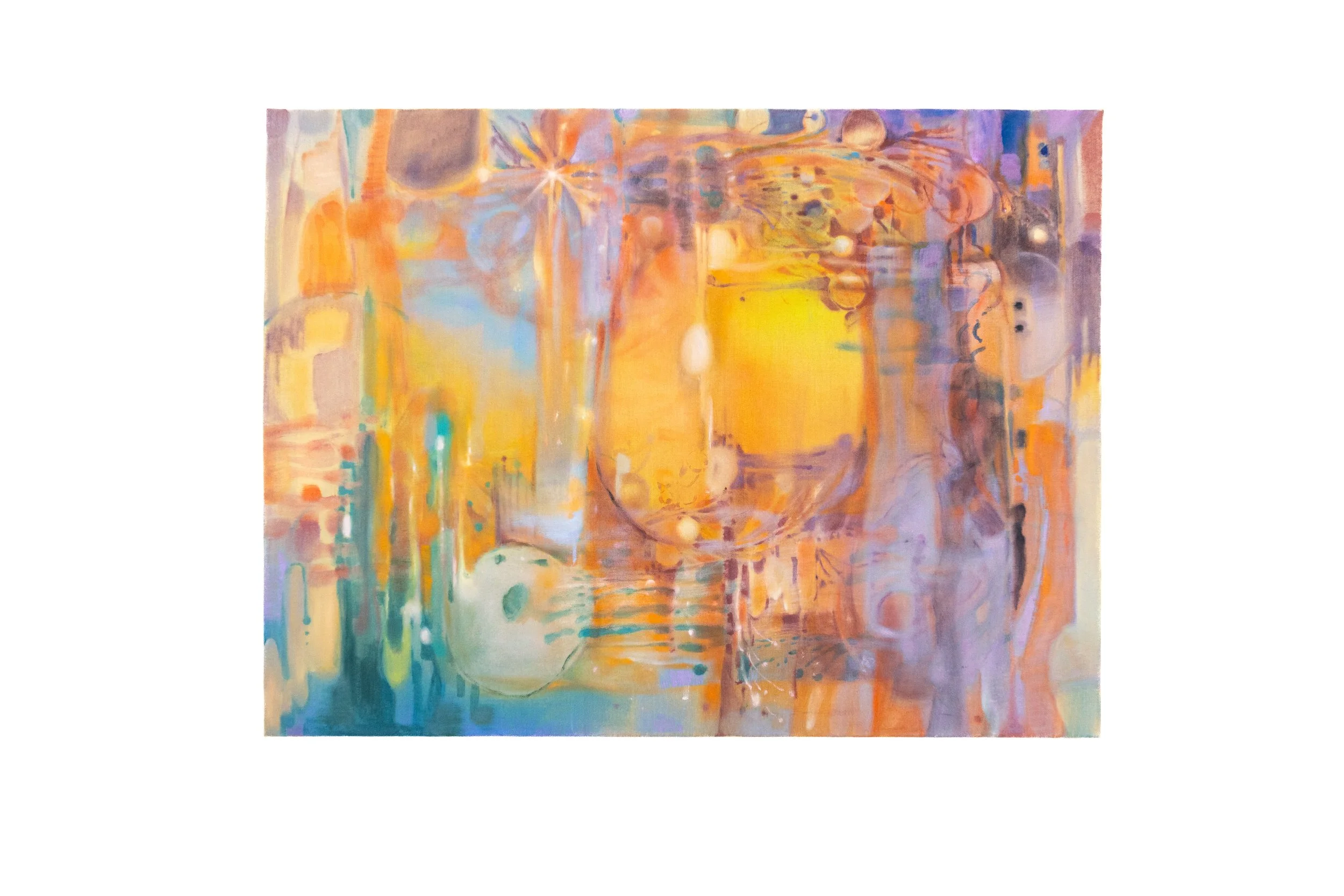The answer you're looking for is always in shiny things oil on linen 61.5 x 81.5