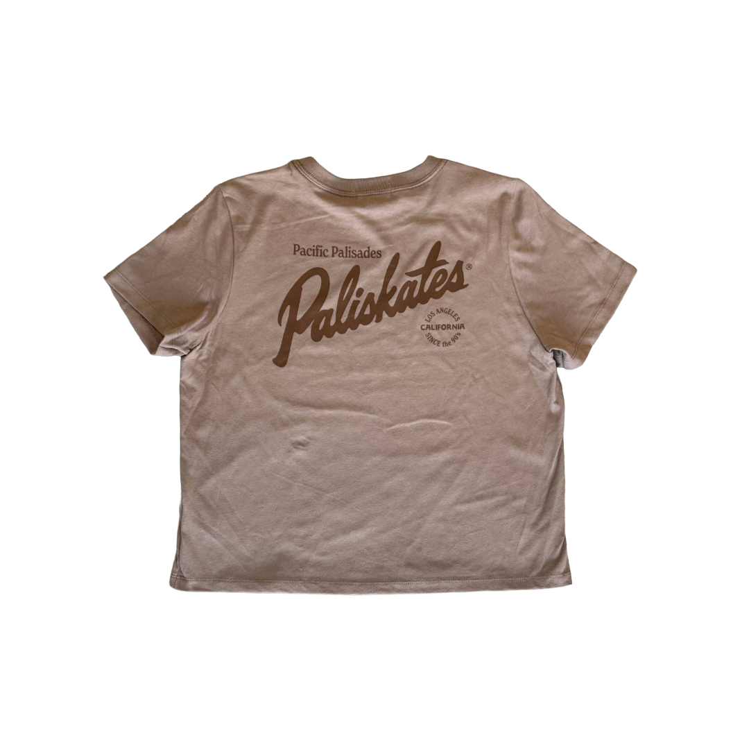 Paliskates Script Boxy T-Shirt (Coco)