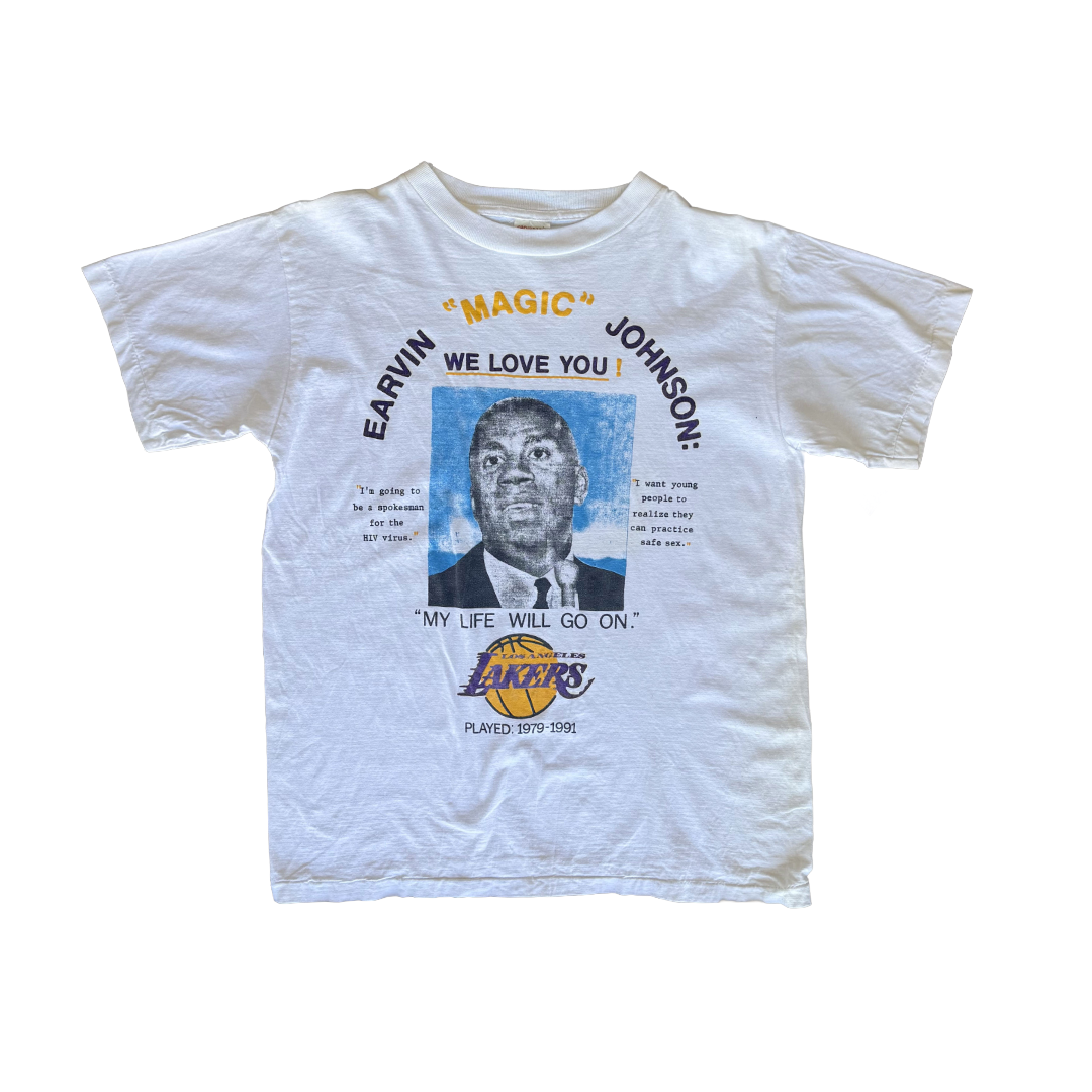 GBV 1991 We Love You Magic Lakers T-Shirt