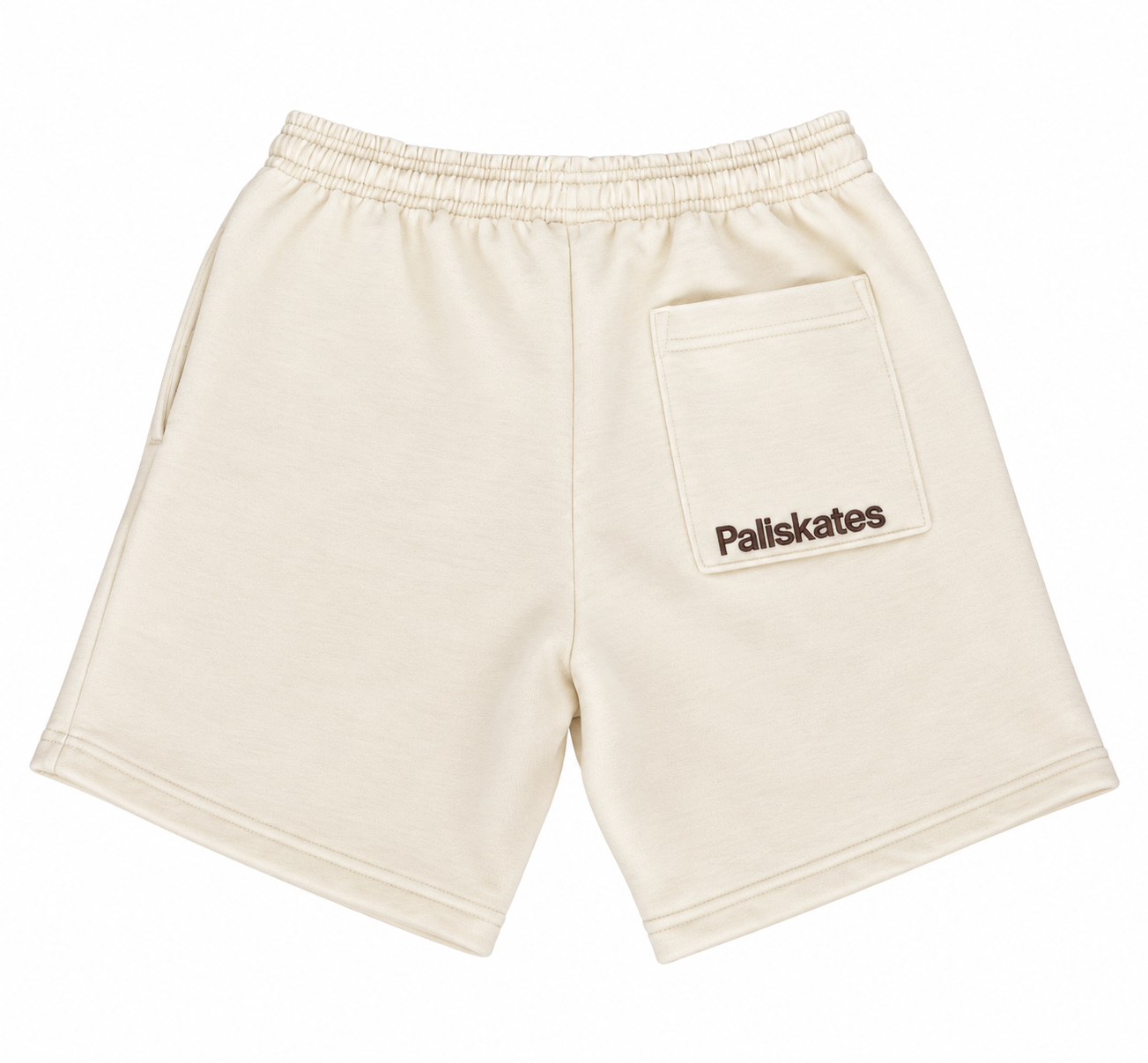 Ivory Paliskates Sweat Shorts Flat-Lay.png