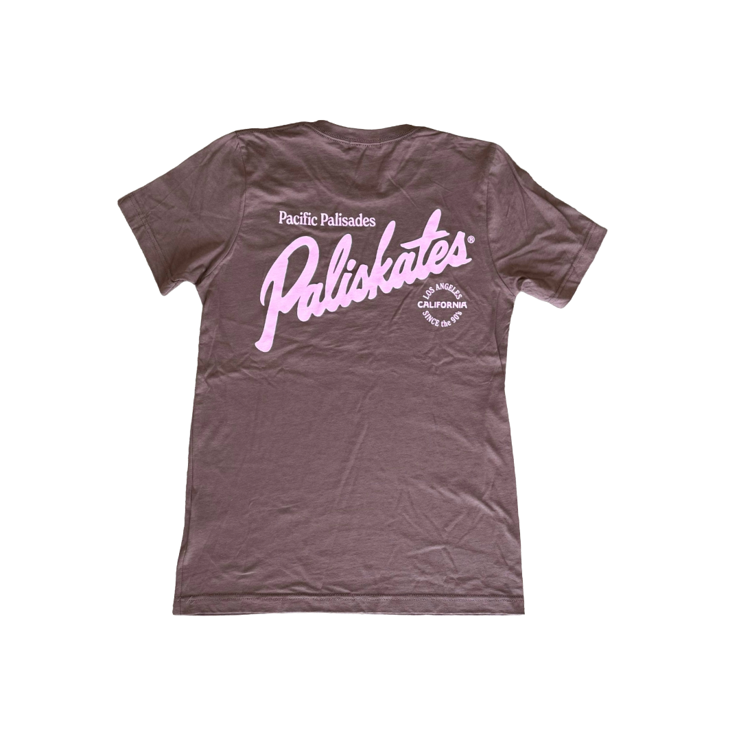 Paliskates Script T-Shirt (Chocolate)