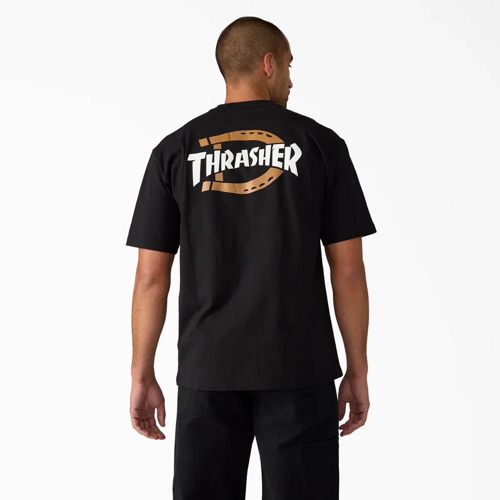 Dickies X Thrasher Graphic T-Shirt (Black) — Paliskates