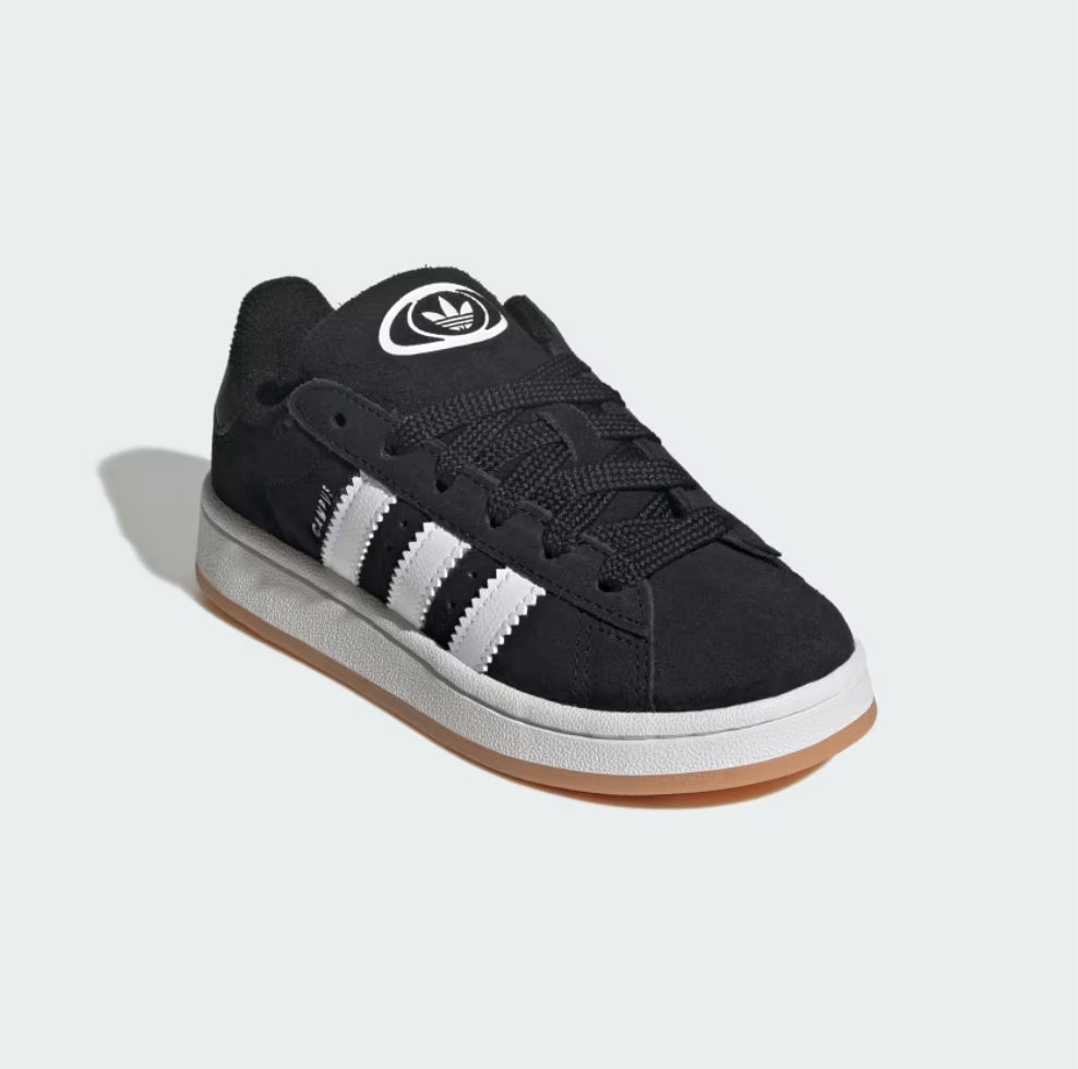 adidas gazelle silver green womens adidas Originals Campus 00s Kids Shoes - Black / White main image 1