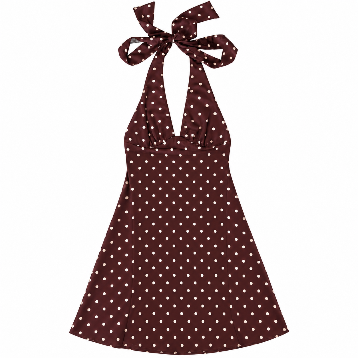 Halter Polka Dot Dress