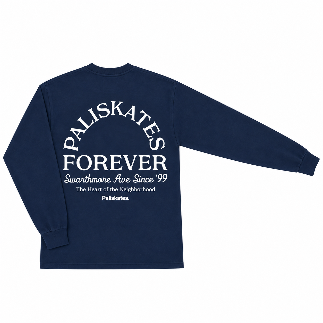 Paliskates Forever Long-Sleeve Tee (Navy)