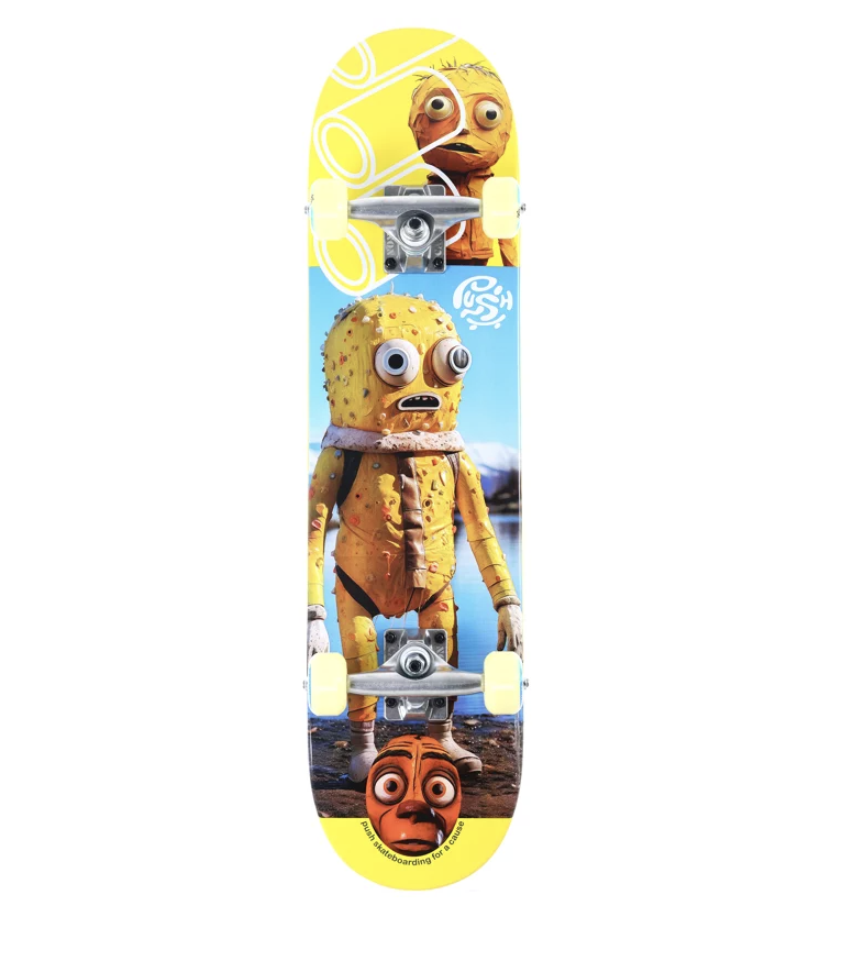 Push Yellow Man Complete Skateboard