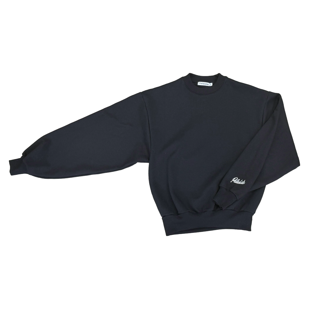 Paliskates Embroidered Crewneck Black