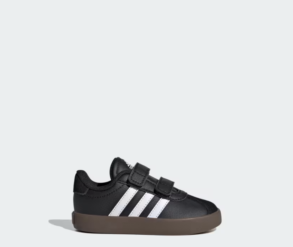 Toddler Adidas VL Court 3.0 Shoes (Black)