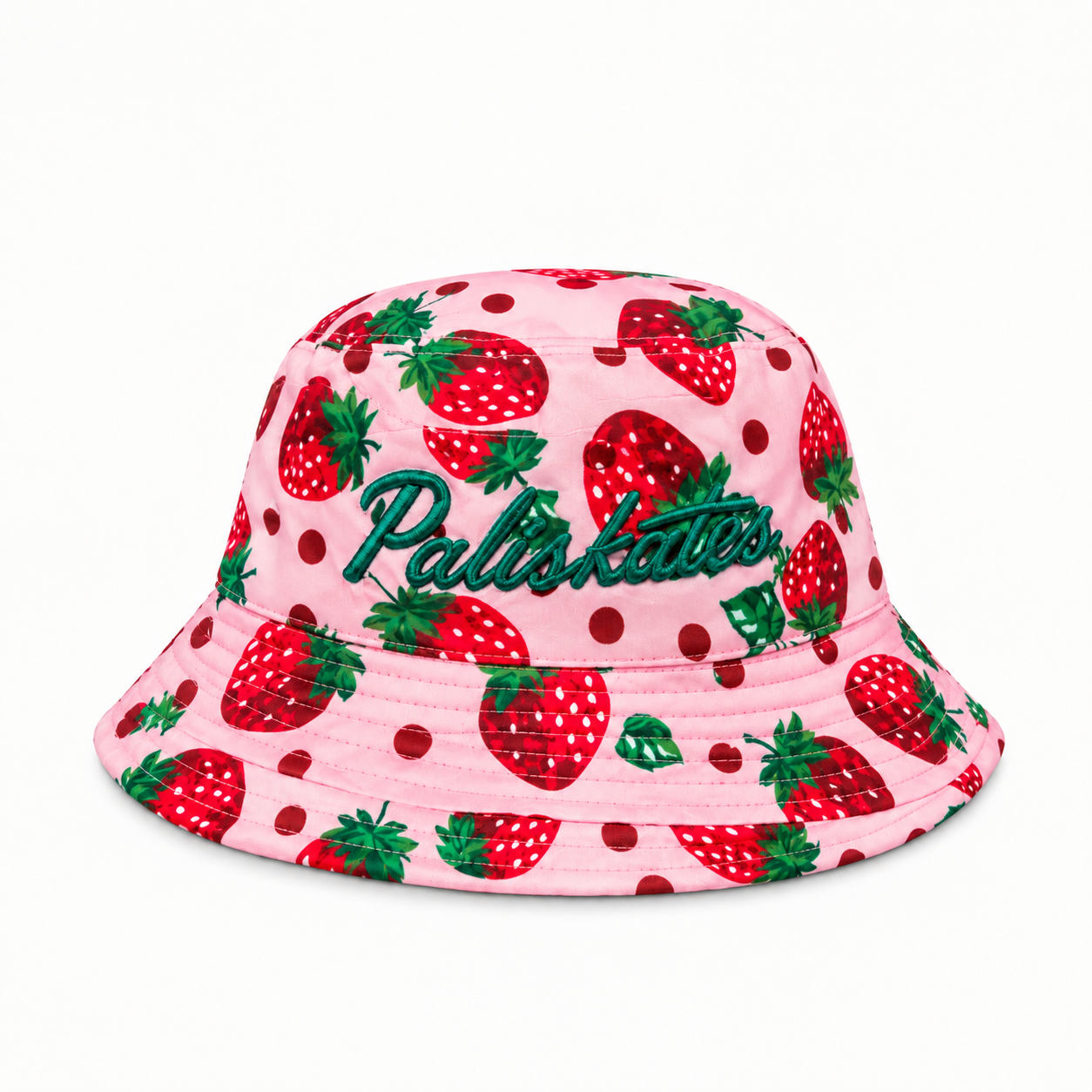 Youth Script Bucket Hat (Strawberry Pink)