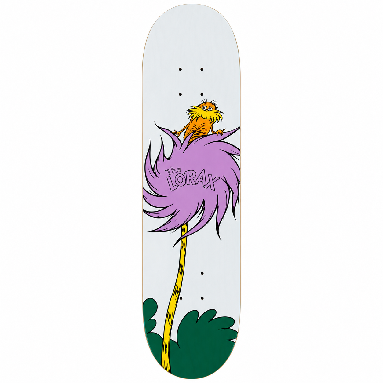 Almost Skateboards x Dr. Seuss "Youness Lorax" Deck
