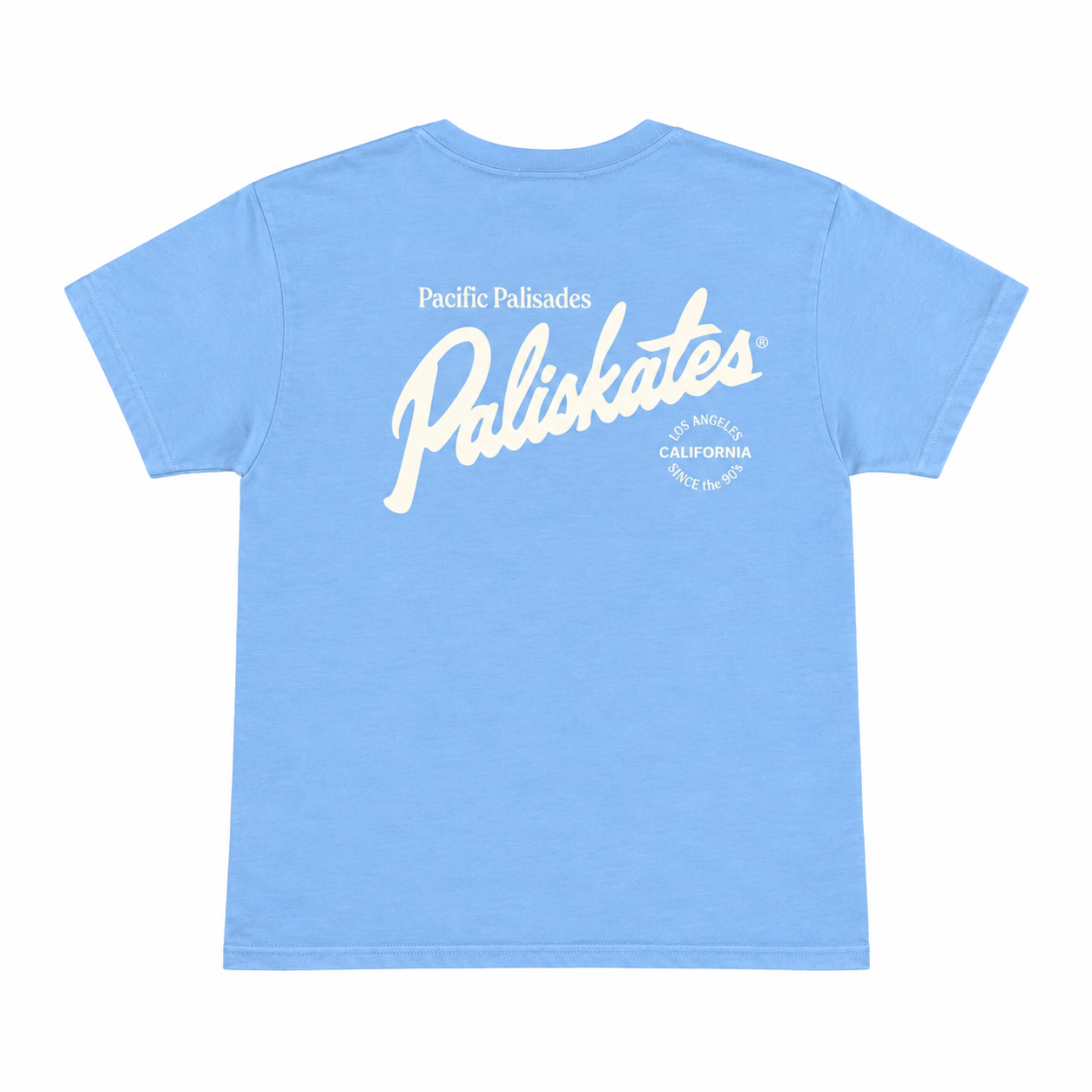 Youth Paliskates Script T-Shirt (Pali Blue)