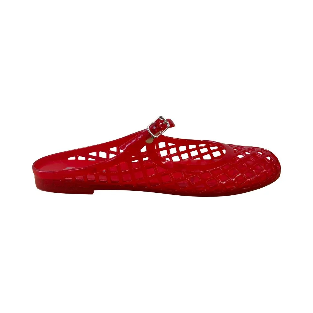Jelly Sandals (Cherry)