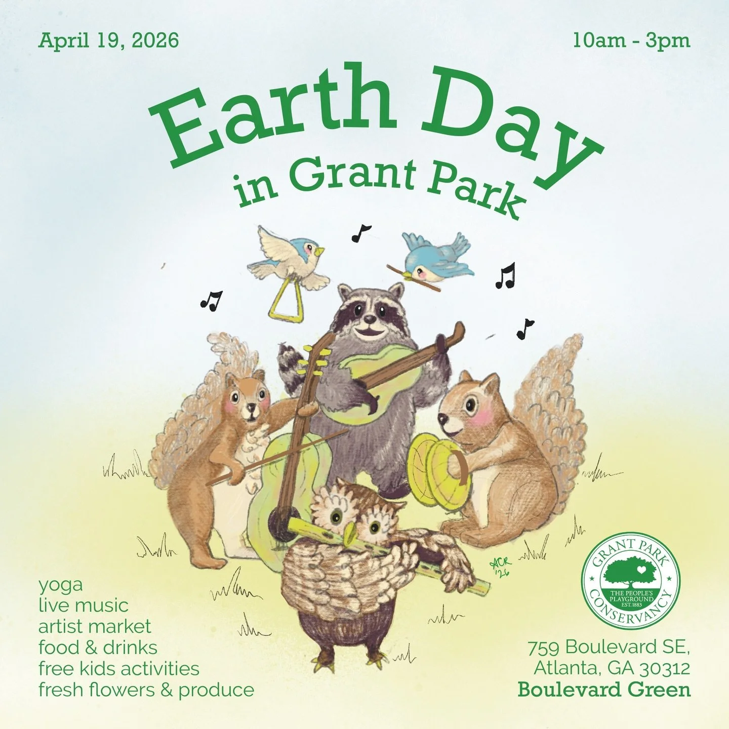 Quick shout out to the @grantpark.atlanta Earth Day event coming up this weekend! 🌎