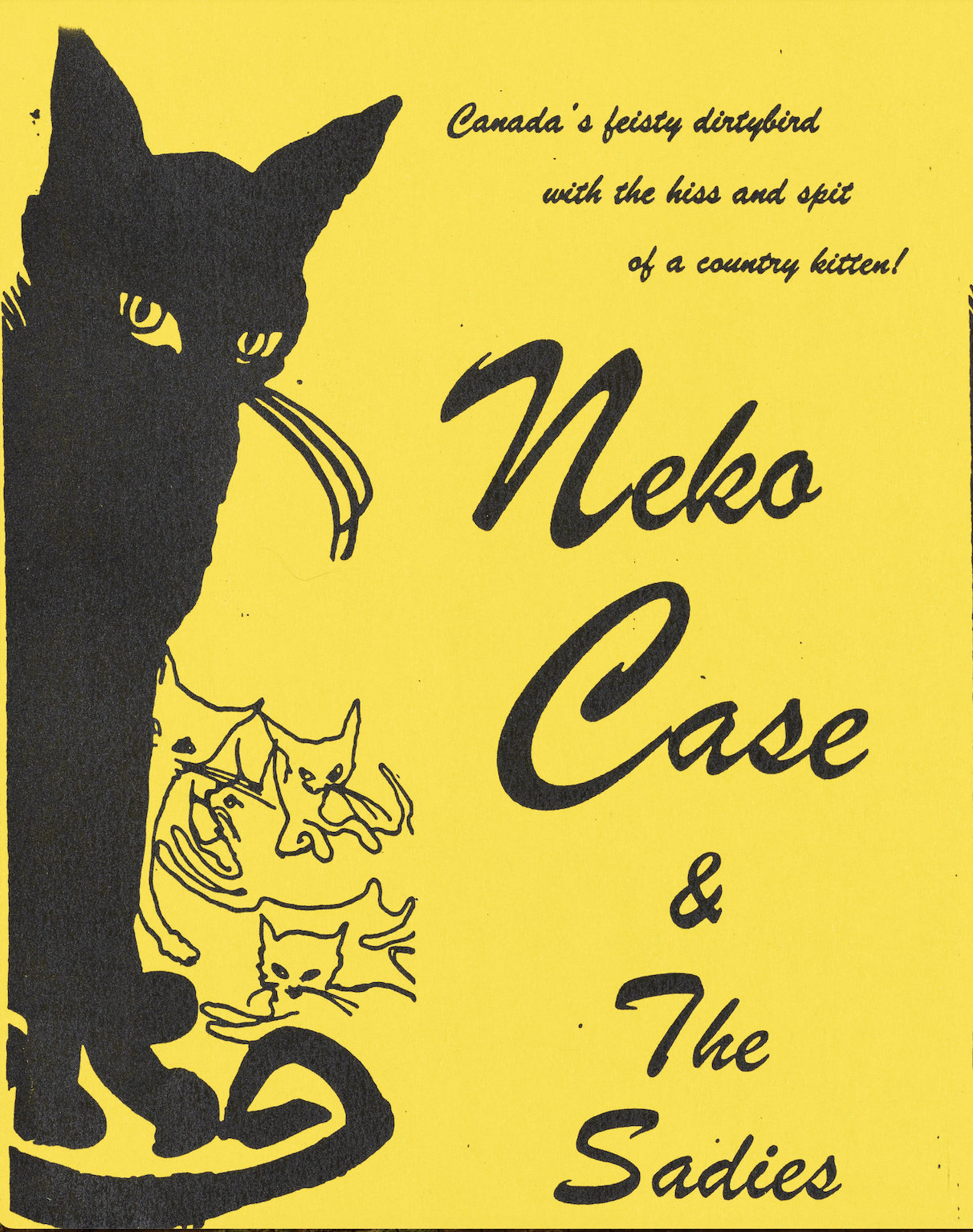 Poster for Neko Case and The Sadies