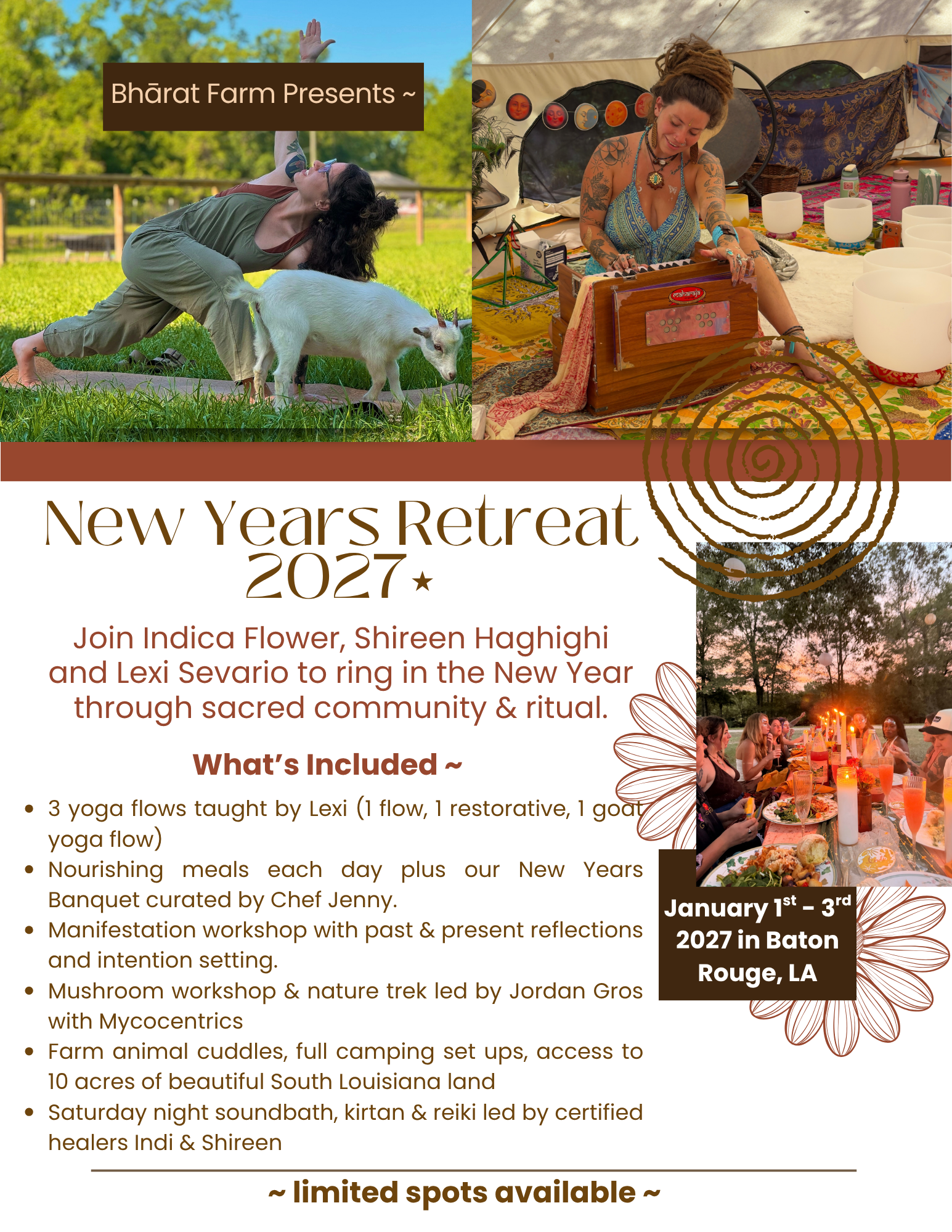 New Years Retreat 2027 ~